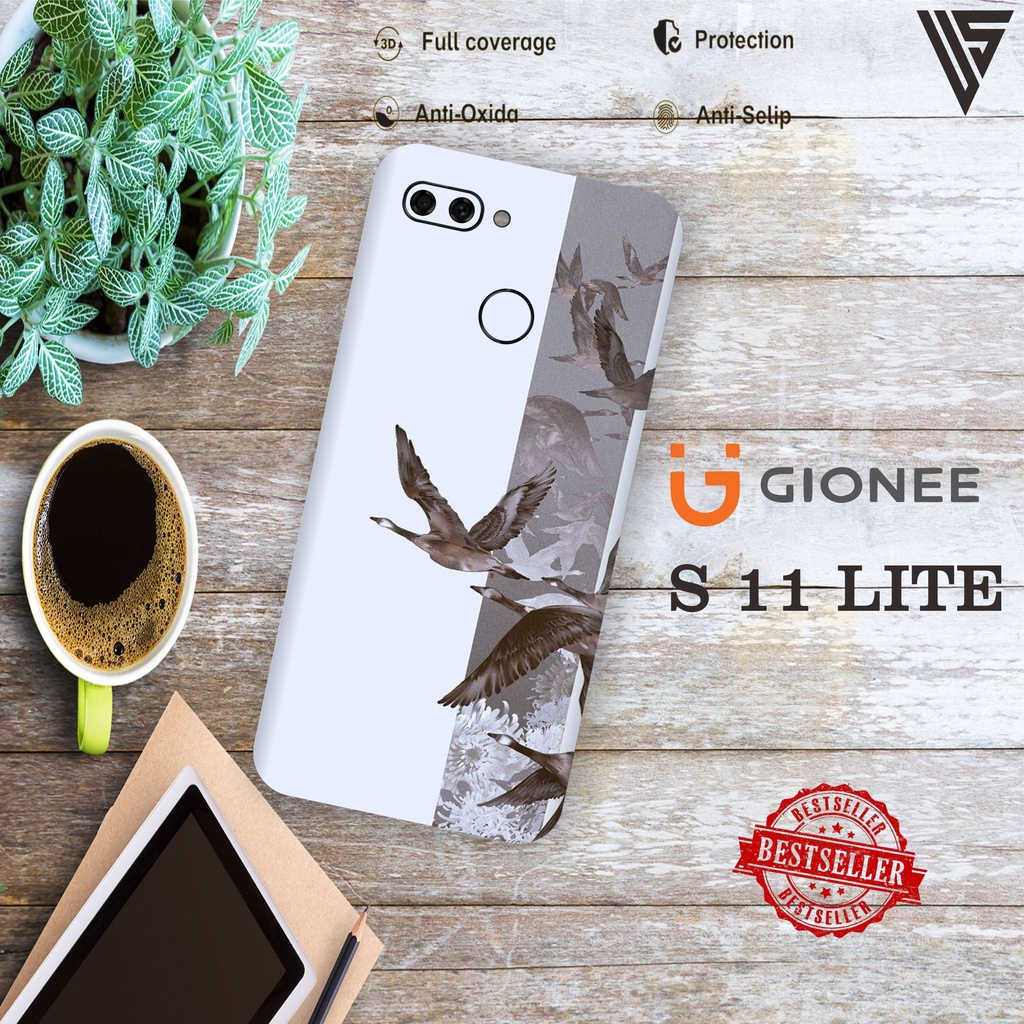 (ISI 2 PCS) GARSKIN HANDPHONE GIONEE S11 LITE