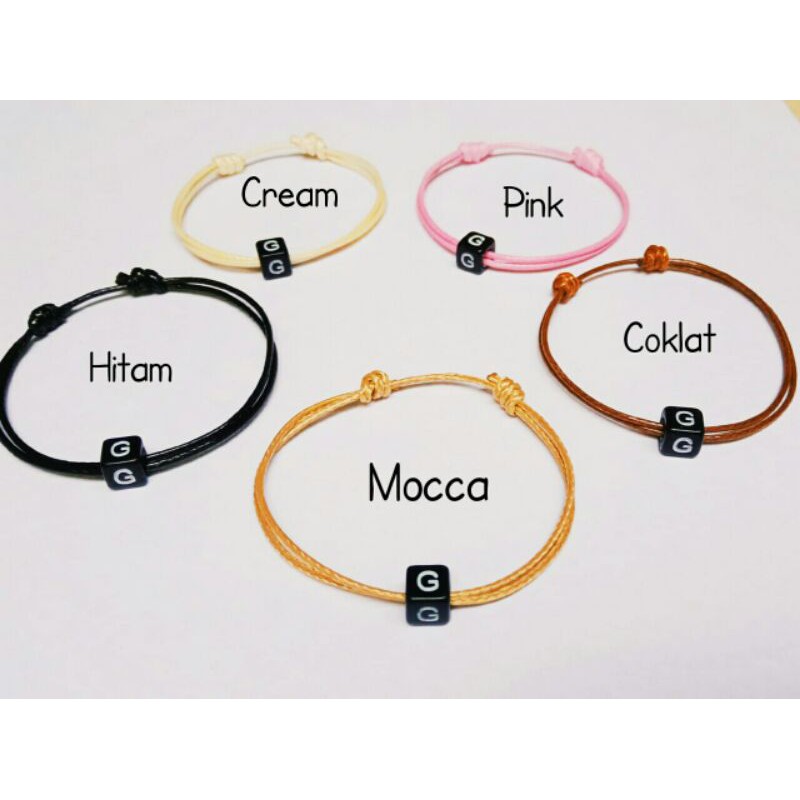 ( S - Z ) Gelang tali inisial