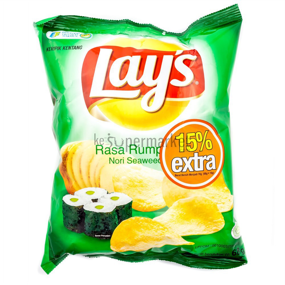 

Lay's Rumput Laut 68gr Pak - Farmers Market