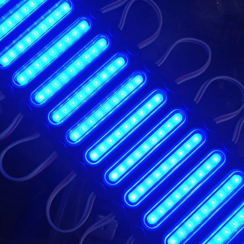 LAMPU LED TEMPEL WARNA BIRU HIJAU MERAH / 12 V