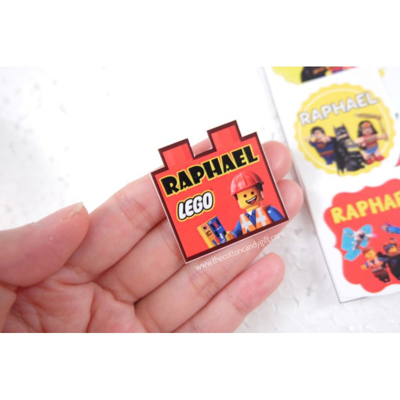 STIKER NAMA WATERPROOF/ STIKER NAMA ANAK MURAH / LABEL NAMA WATERPROOF