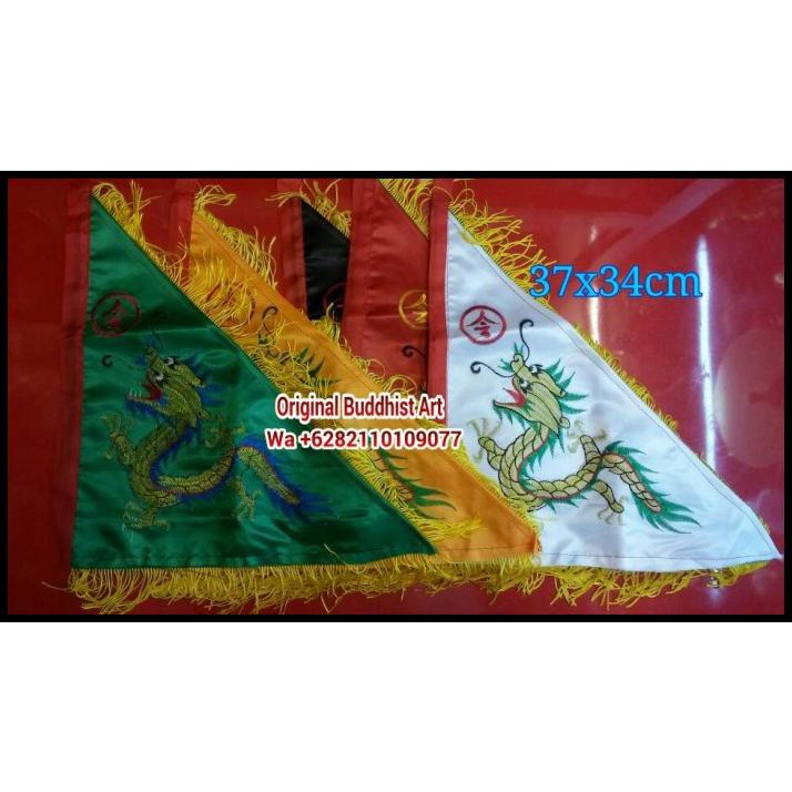 Bendera Naga Pancawarna / Bendera Naga 5 Warna 13"