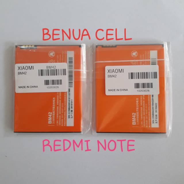 BATERAI REDMI NOTE 1