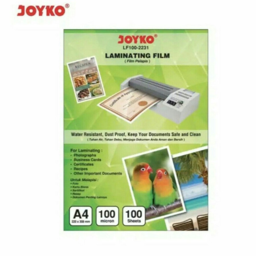 

JOYKO PLASTIK LAMINATING JOYKO FOLIO MICRON LF100-2231