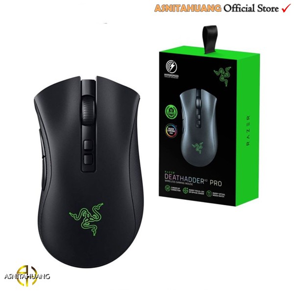 Razer DeathAdder V2 Pro Wireless Ergonomic Gaming Mouse - Black