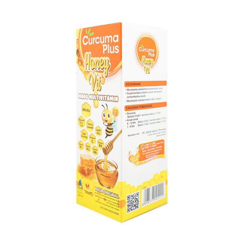 CURCUMA PLUS HONEY VIT RASA ORIGINAL 100 ML - ED 02/2025