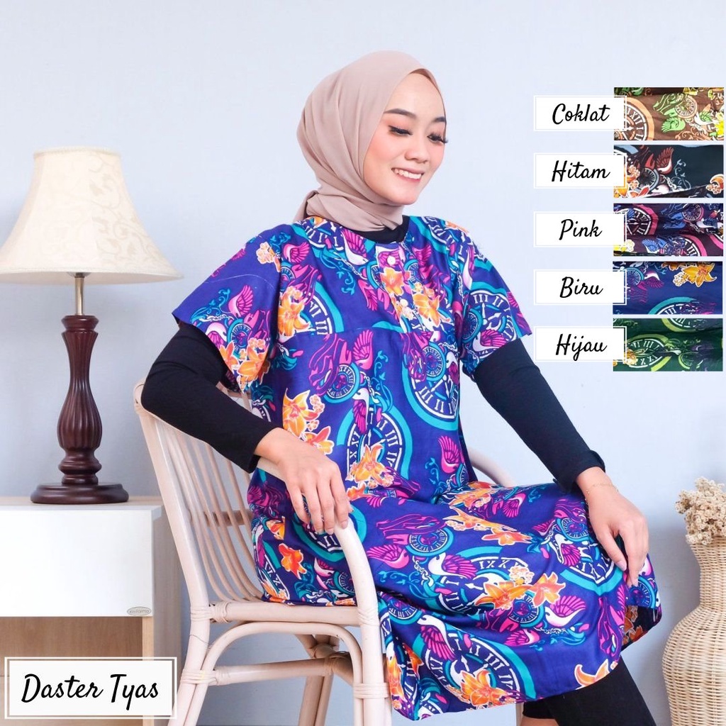 DASTER busui //Bahan Rayon//Kancing Depan