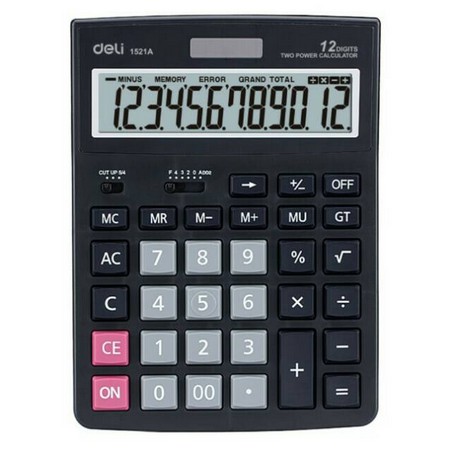 

Deli E1521A Kalkulator desktop Office 12 digit 1521 A