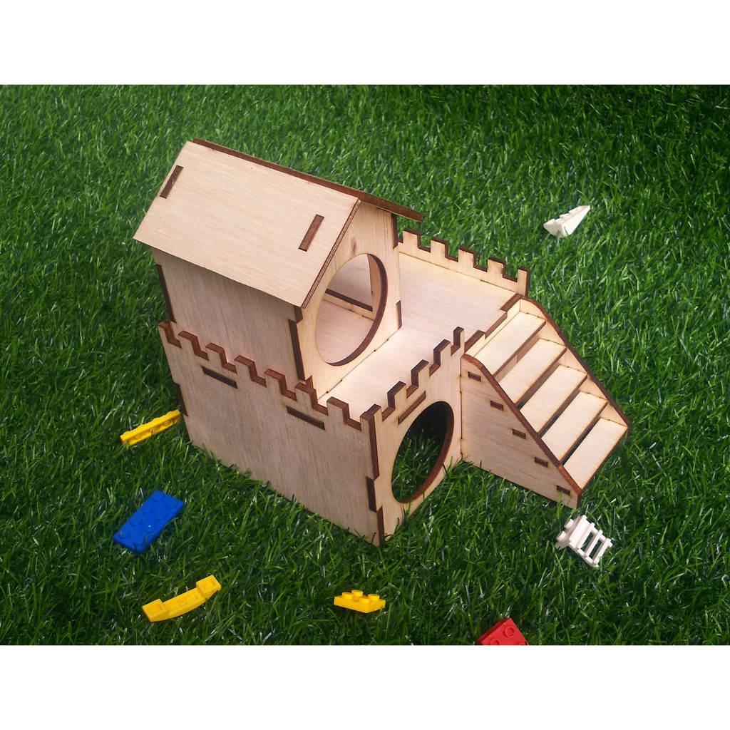 Rumah Kandang Hamster Kayu #NEW-1