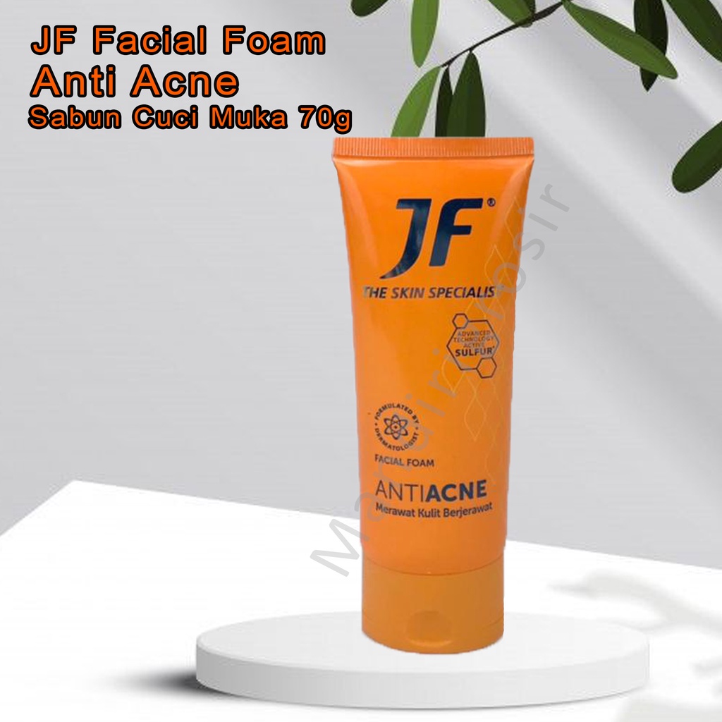 Anti Acne * JF Facial Foam * Sabun pencuci muka * 70g