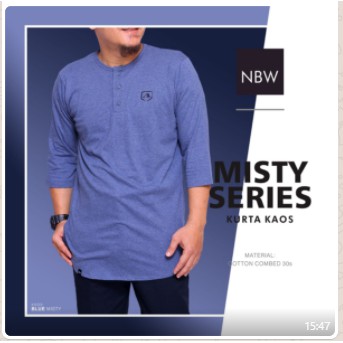 Kurta Kaos Misty NBW - Baju Muslim Pria Nabawi