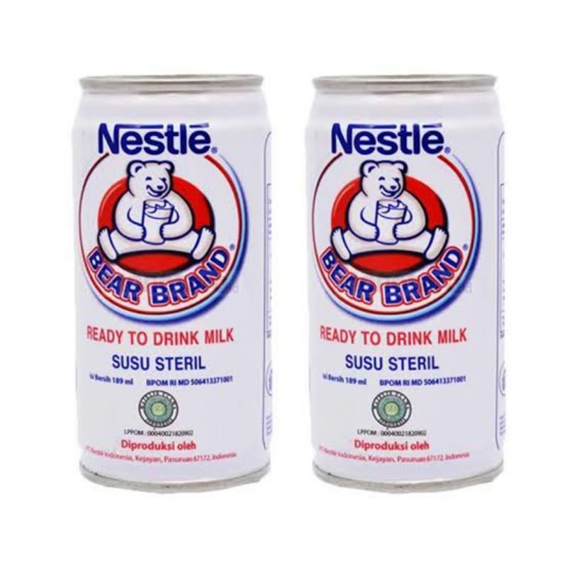 

SUSU STERIL BEAR BRAND 189 ML