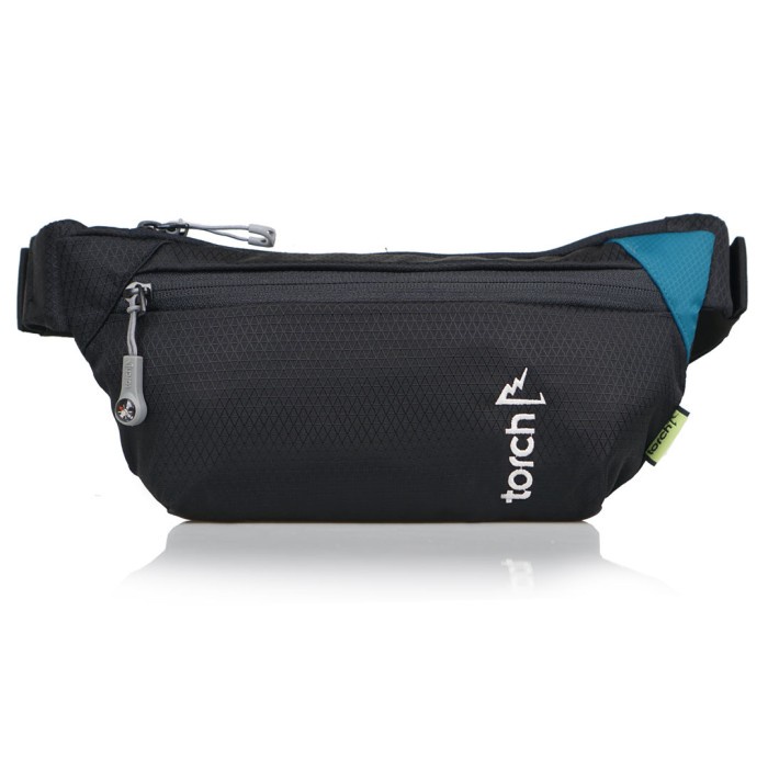 Tas Waistbag Torch Tajimi Jet Black Original Murah
