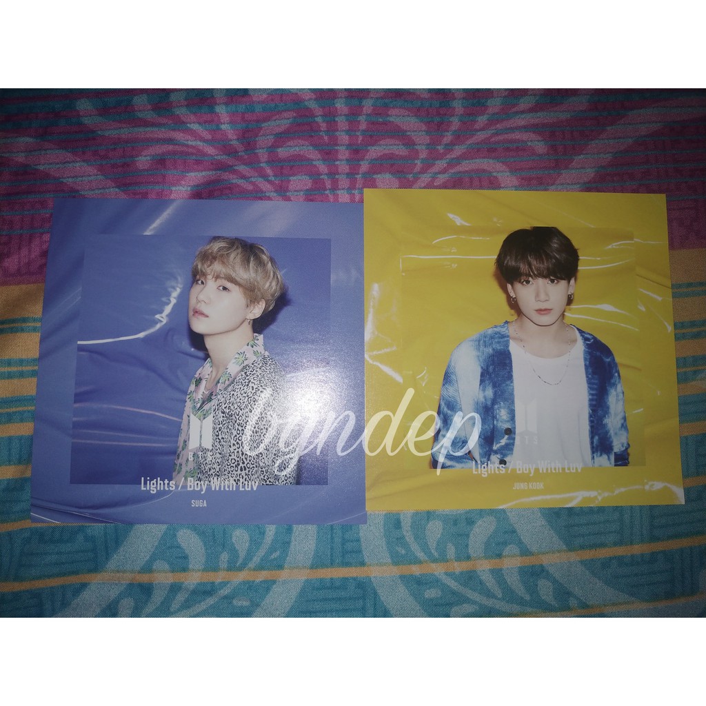 [OFFICIAL] JAPAN PHOTOCARD JACKET CARD BTS