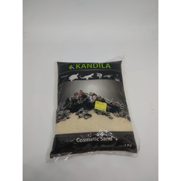 Pasir Aquarium Colored Sand Cream 0.6mm (CSC) 1 kg pasir warna