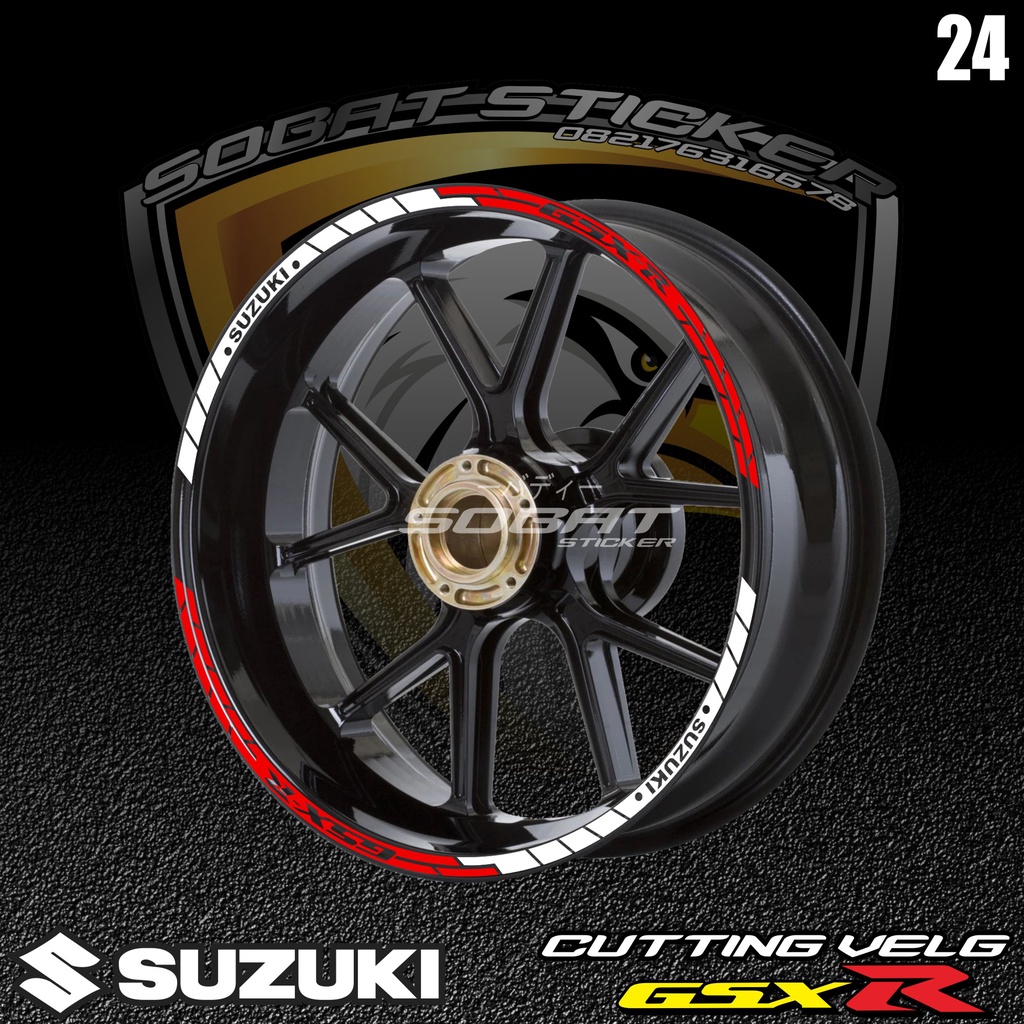 CUTTING STICKER VELG GSX-R 24
