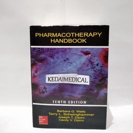 BUKU PHARMACOTHERAPY HANBOOK TENTH EDITION DIPIRO TERBARU