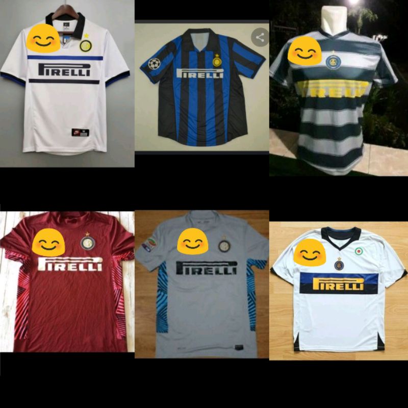 Jersey Inter 1998/1999 Home Away/Jersey Inter 2004/2005 Third/Jersey Inter 2005/2006 Away/Jersey Int