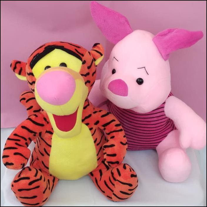 Paket Boneka Jumbo Tigger & Piglet 15"