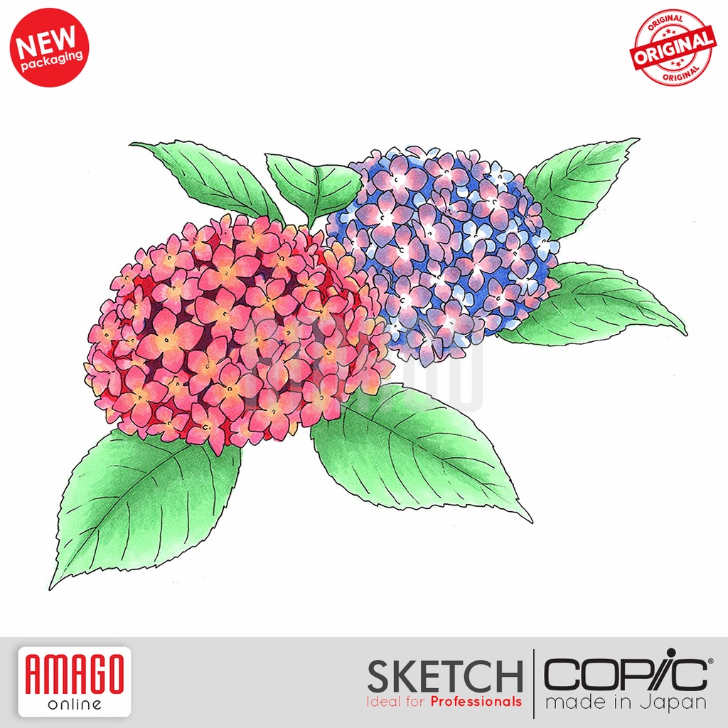 COPIC SKETCH MARKER - SET ISI 6 - FLORAL FAVORITES 2 - CSM/6FF2