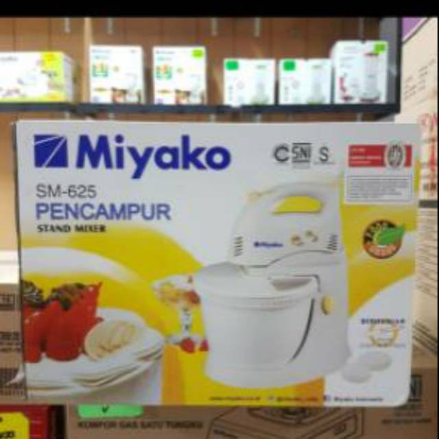 Miyako Hand Stand Mixer / Mixer Berdiri SM-625 Pencampur PROMO GARANSI