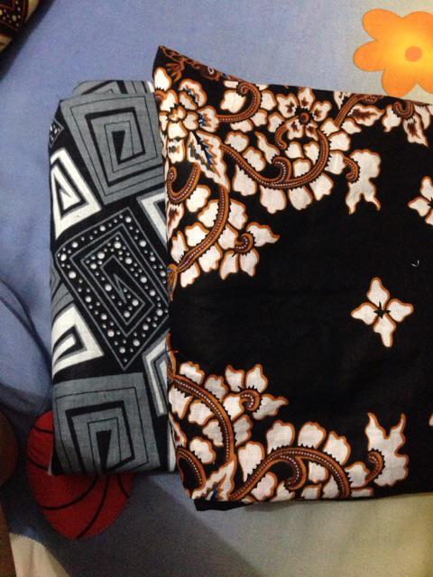 Tunik Batik Wanita Motif G Abu