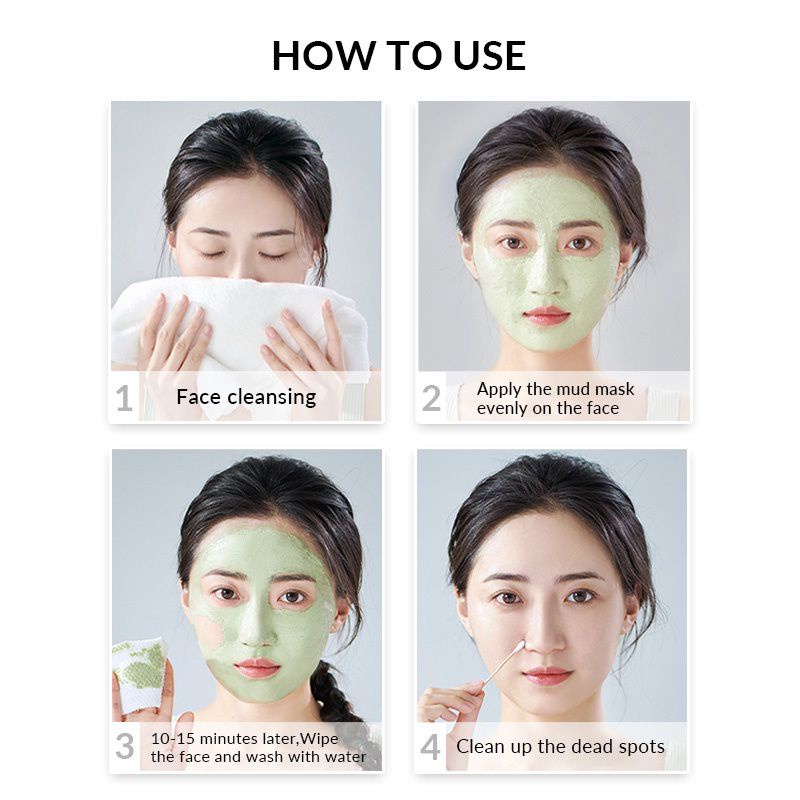 [FEDERICA] ecer BIOAQUA PUDDING MUD MASK / Hyaluronic / Avocado / Centella / Cherry Collagen