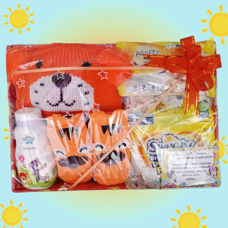 PARCEL BAYI/KADO BAYI/HADIAH BAYI Hamper baju baby newborn gift paket hampers parcel kado bayi lahiran parsel set topi kaos kaki