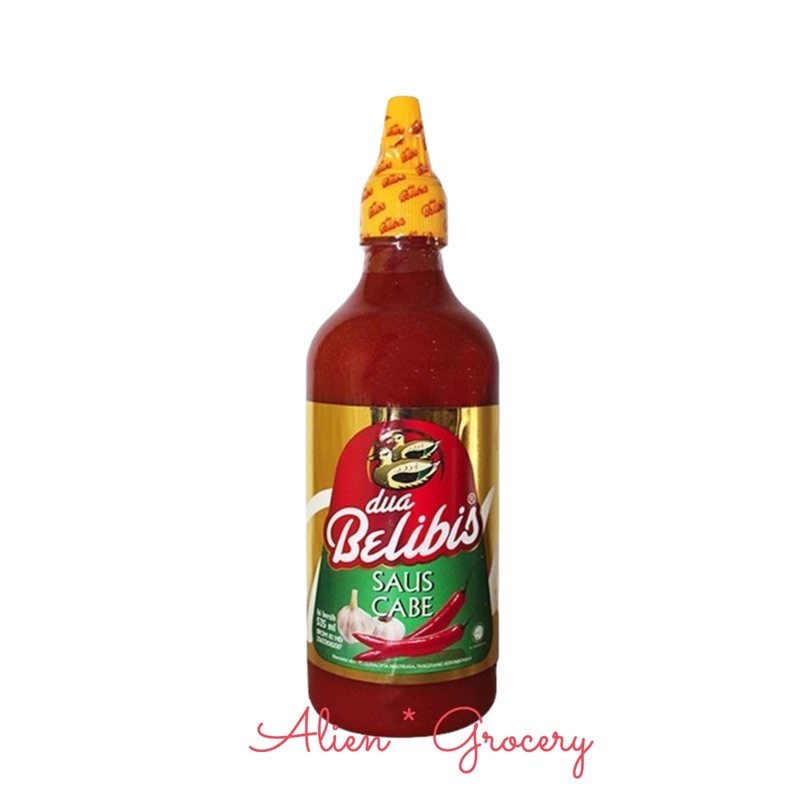 Sambal Cap Dua Belibis Sambel Saos Saus Cabe Cabai 535ml