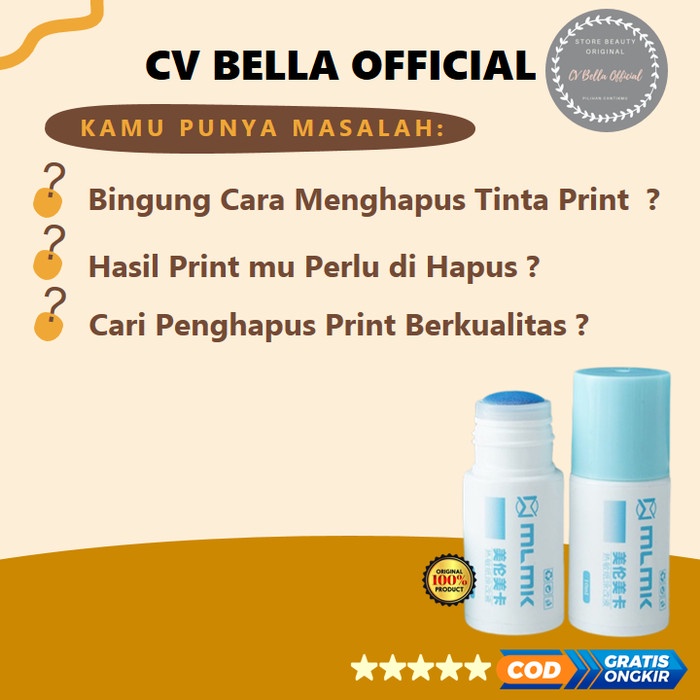 

Diskon Mlmk Cairan Penghapus Penghilang Pembersih Tinta Kertas Permanen 10Ml Hemat