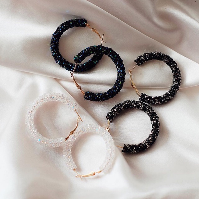 Noni Earrings / Anting Korea / Anting Bulat / Anting Fashion / Anting Import / Anting Panjang