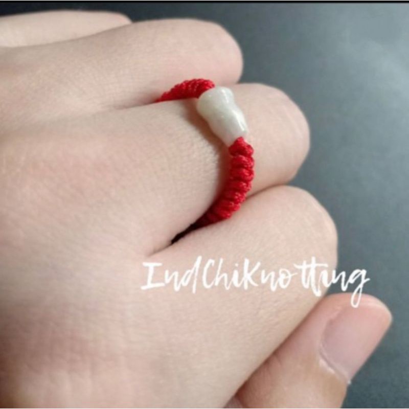 Cincin Giok Asli Mini Labu/ Holo Cina