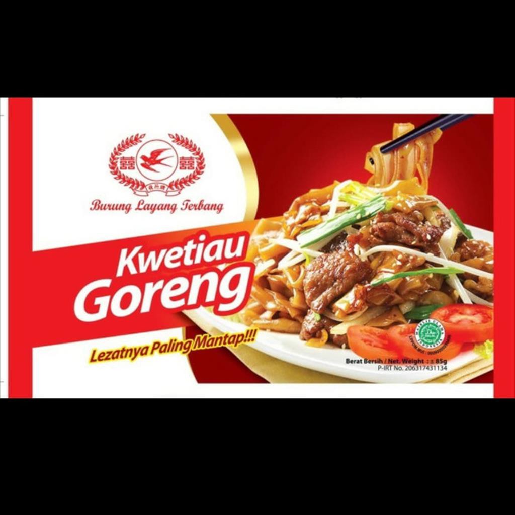 

Kwetiauw Goreng Cap Burung Layang Terbang 85 Gram
