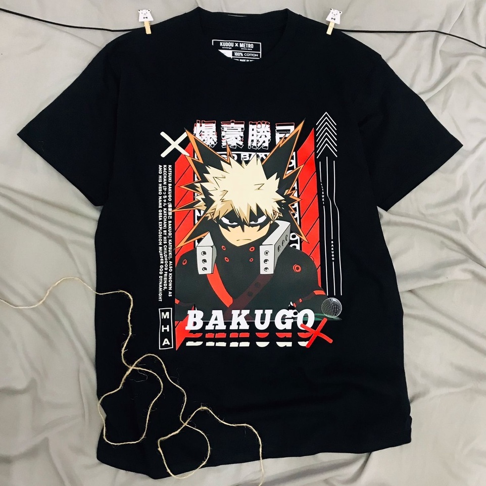 Tshirt Bakugo Ultimate Anime Manga My Hero Academia Boku No Hero Premium Unisex