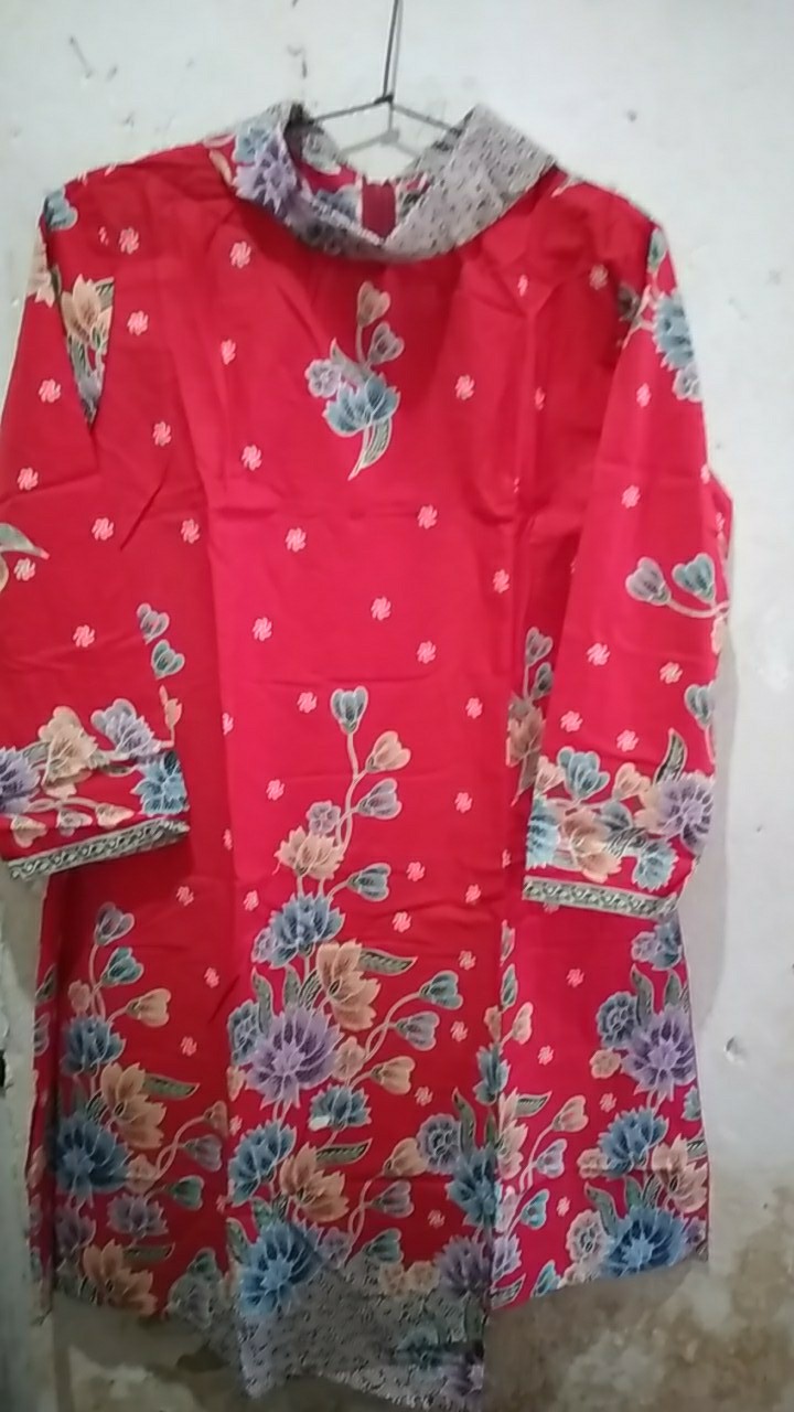 Grosir Terlaris Genes Jelita Tunic Navbor Yelbor Whitbor Creambor Tunik Batik Modern Hrb062