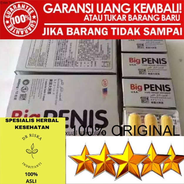 100% ASLI **PROMO** ORIGINAL BIG PENIS PRIA KUAT TAHAN LAMA ASLI (ART. Y6720)