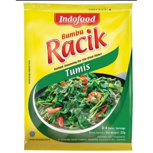 

Bumbu Racik Indofood Tumis