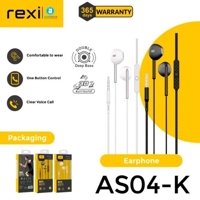 Headset Rexi AS04-K / Headset Kabel Rexi AS04-K