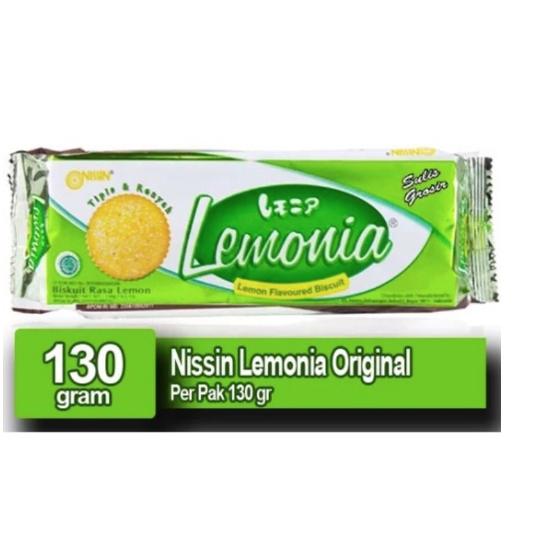 

NISSIN LEMONIA COOKIES BISCUITS LEMON 130GR