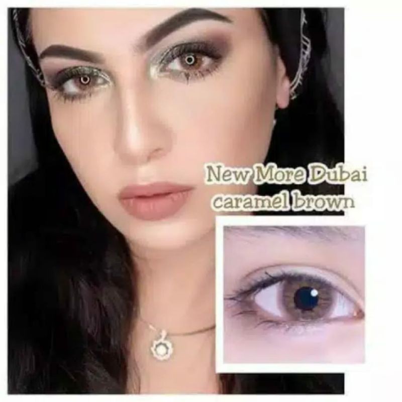 Softlens NEW MORE DUBAI CARAMEL BROWN MINUS -0.50 S.D -6.00