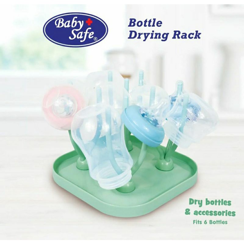 Baby Safe DR007 Bottle Drying Rack Rak Pengering Botol Susu Bayi