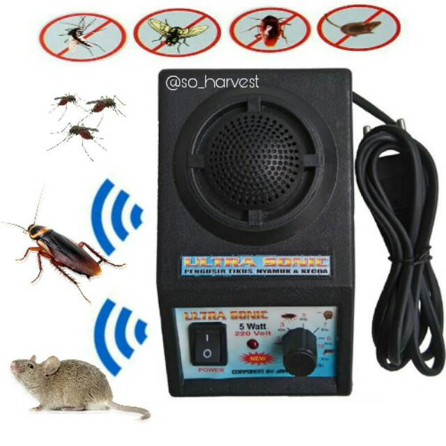 Ultra Sonic ultrasonic alat pengusir tikus,kecoa,nyamuk, serangga