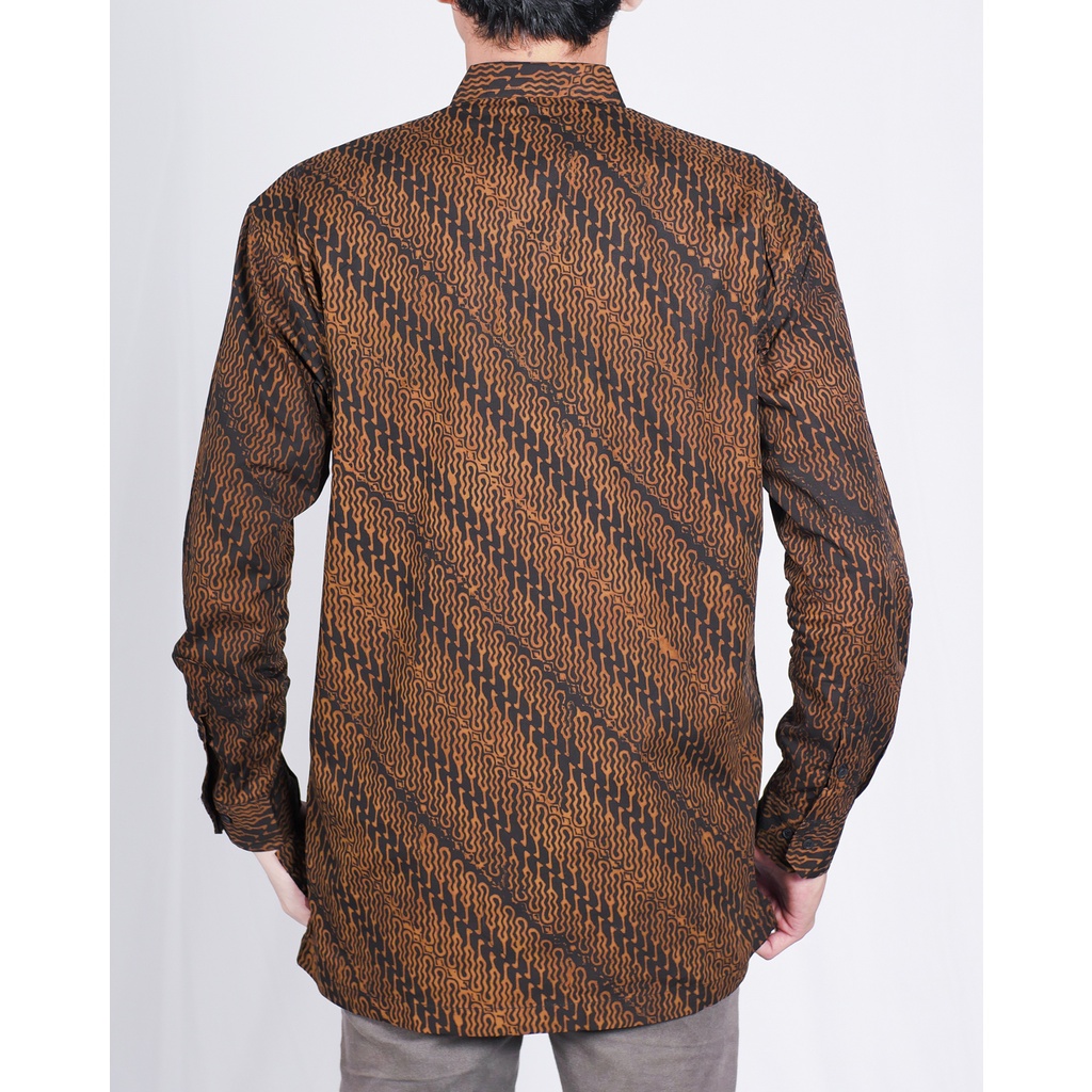 Kanjeng Denim - Kemeja Batik Motif Parang Lawasan Full