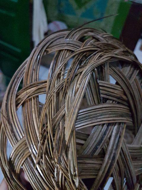 Jnt / Jne 50pcs Grosir Piring Lidi Anyaman Rotan Bambu Murah 83