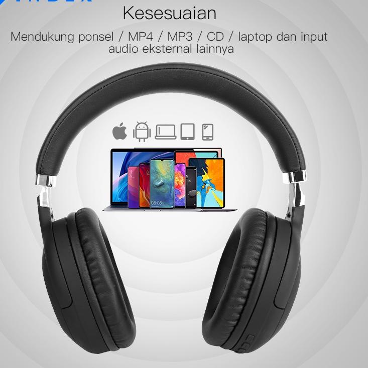 IRN.10Jn22ᴴ– INBEX Headphone Gaming/TM-076 Bluetooth Headset Wireless/Bass Handsfree Calling Audio M