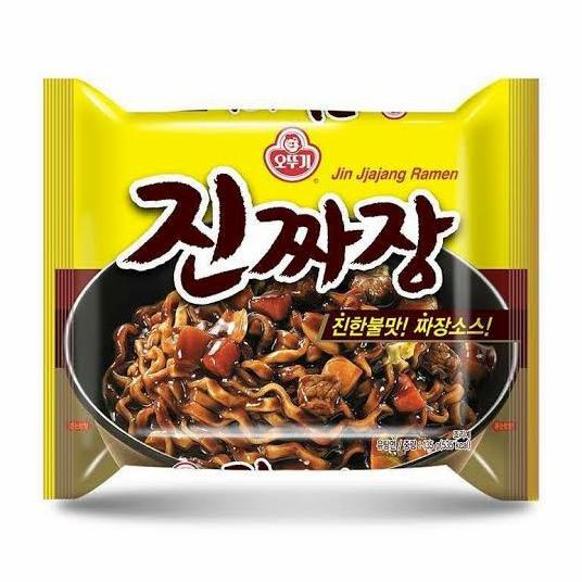 

Ottogi Jin Jjajang Ramen - Mie Ramyun Chajang Black Bean ala Korea