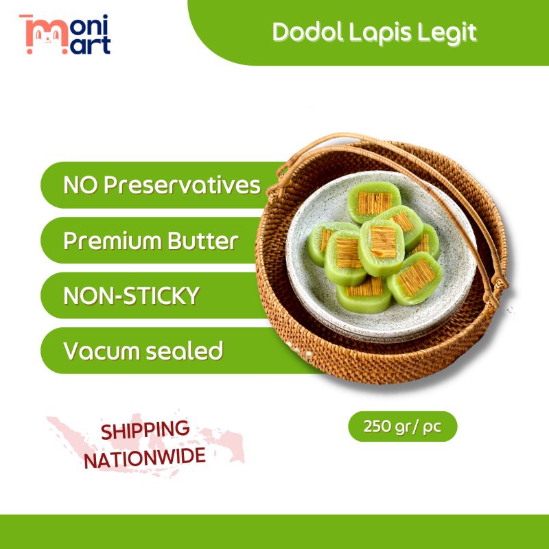 

Dodol Lapis Legit Pandan | Kue | Cemilan | Snack | Makanan | Oleh-oleh