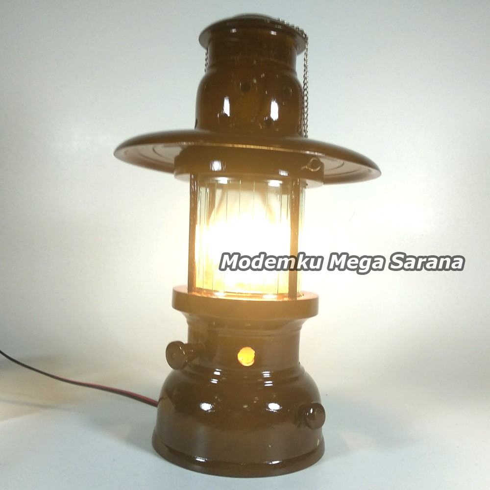 Kap Lampu Petromak Kayu Jati 30x13 Cm - Packing Kayu