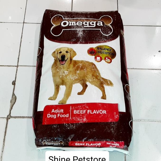

Makanan Anjing Murah Omegga Dog Food Adult Beef Flavor 20Kg