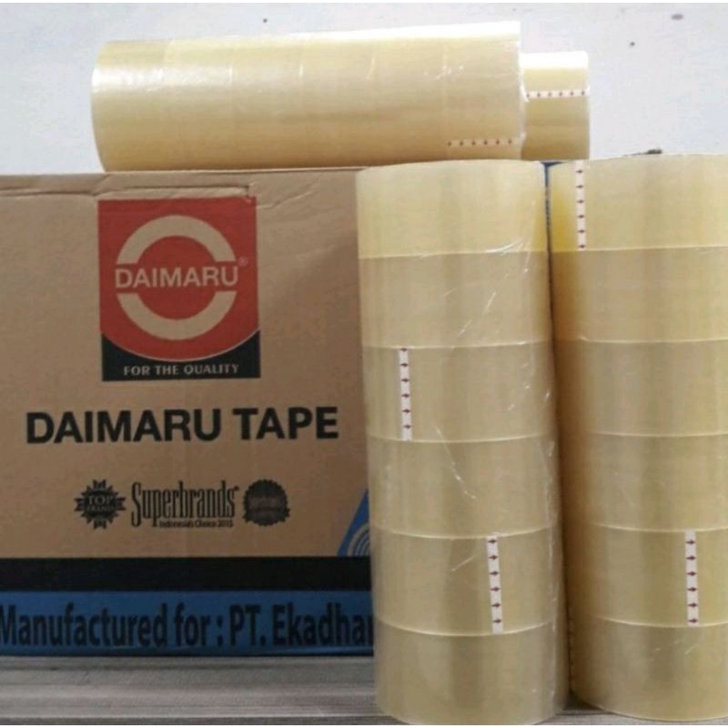

Daimaru Lakban Bening 45mm x 2Inch x 100 Yard